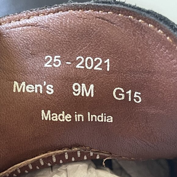 JOHNSTON & MURPHY Copeland Black 9M Men's Leather Crepe-Sole Chukka Boots - Picture 8 of 8